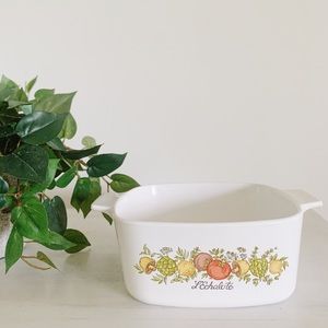 vintage l'echalote corningware dish
